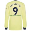 Maillot à Manches Longues Arsenal Alexandre Lacazette 9 Extérieur 2021-22 Pour Homme